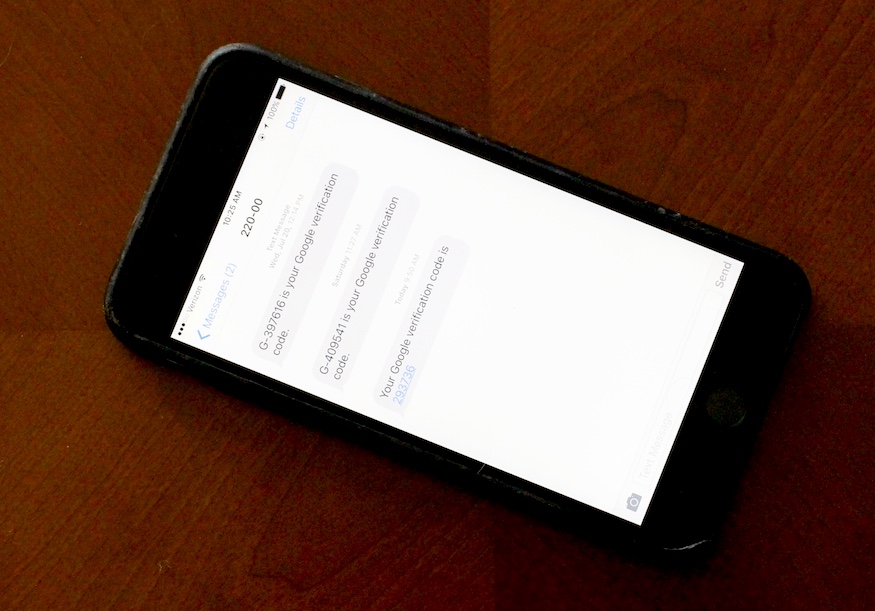 Two Factor Authentication, SMS and NIST