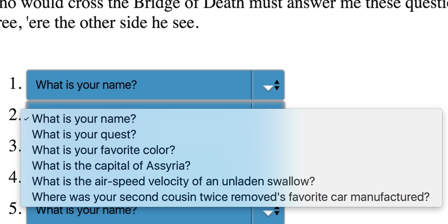 Personal Security Questions Are Bullshit